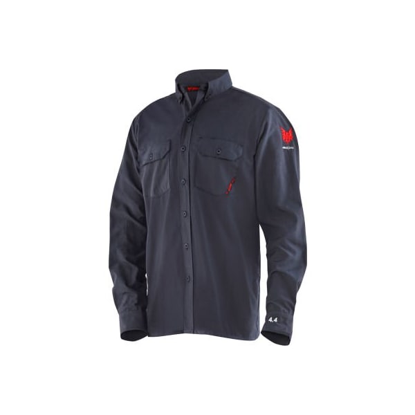 National Safety Apparel DRIFIRE Flame Resistant 4.4 Work Shirt, M, Navy Blue, DF2-CM-450C-LS-NB-MD - main